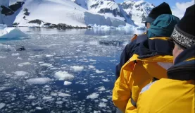 Zodiac cruise in Antarctica