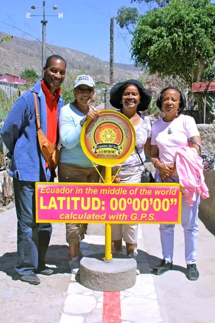 Family at the Ecuator