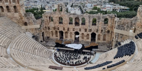 The Odeon of Herodes Atticus, Greece
