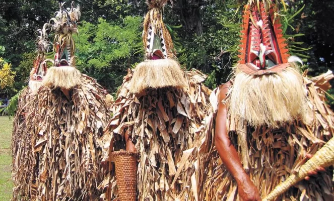 Vibrant dancers of Vanuatu