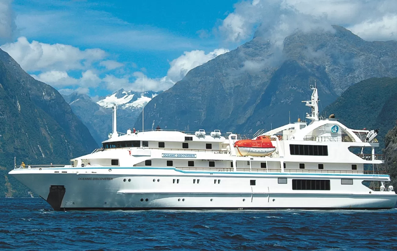 Cruising Milford Sound, New Zealand