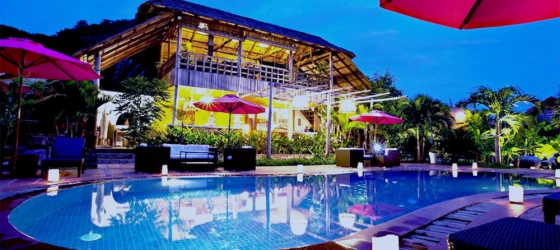 Pool Night View