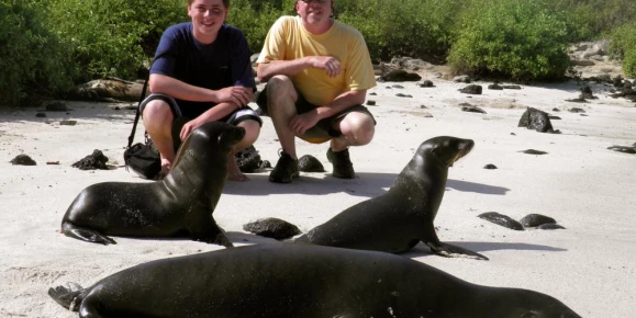 Someone take a picture of us together....