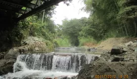 Beautiful waterfall  was MY downfall.  Still...I love this!