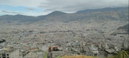 Day one we are leaving Quito...such a massive city.