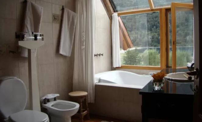 Sophisticated amenities mingle with rustic Patagonian nature