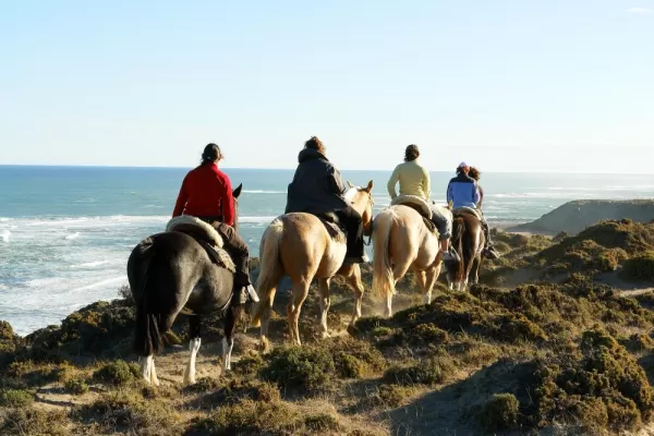 Horseback riding on Peninsula Valdes