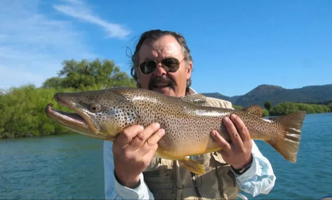 Enjoy a stay at Challhuaquen Lodge, a great fly-fishing retreat