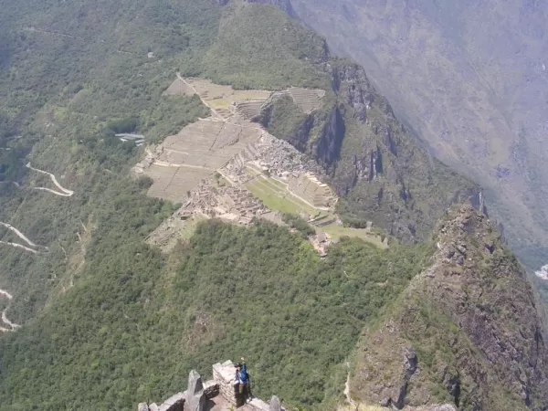 Machu Picchu from Huana peak.  Mission accomplished.