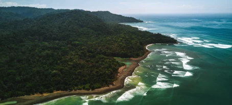Jungle and Coastline of Corcovado National Park, Costa Rica
