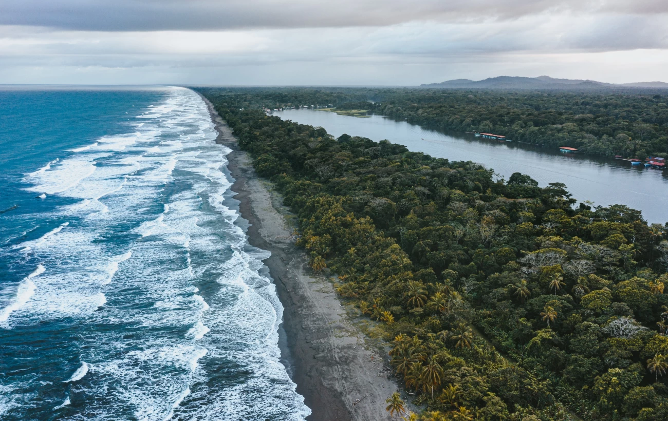 Tortuguero coastline, Costa Rica