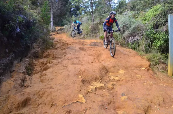 Mountain Biking near Medillin on Colombia Trip