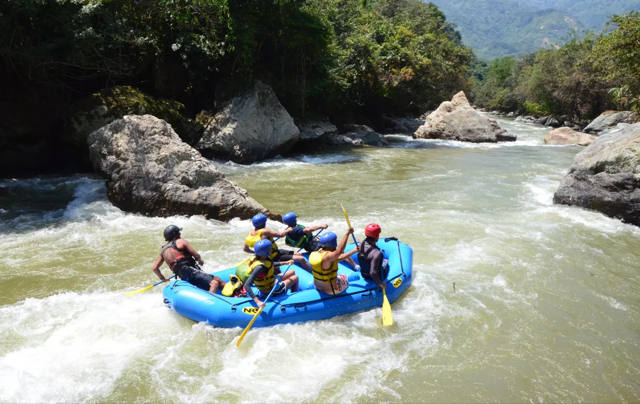 Whitewater Rafting in Colombia on the Rio Buey