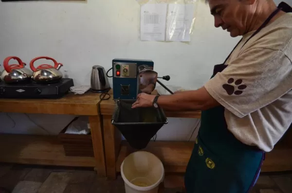 Coffee tasting in Colombia