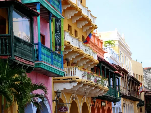 Balconies in Cartagena