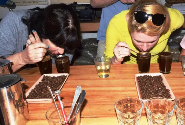 Coffee Tasting during Colombia Vacation