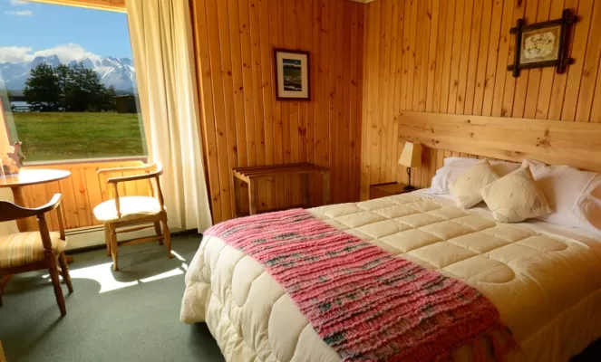 The hotel offers accommodation in 44 guest rooms and cottages 