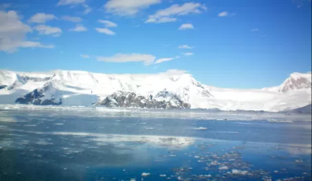 The stunning blues of Antarctica
