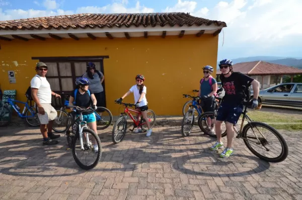Mountain Biking during Colombia Tour