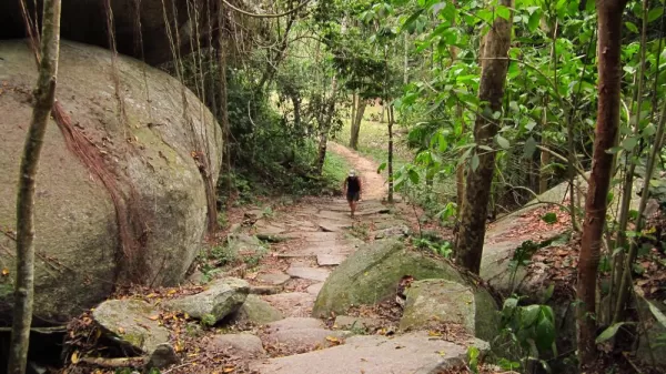 Hiking during Colombia Tour