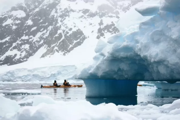 Kayak unforgettable seascapes on your polar expedition cruise