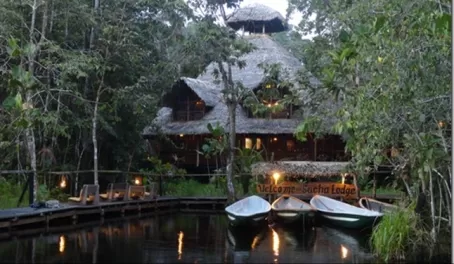 Sacha Lodge, located in the heart of Ecuadorian Rainforest