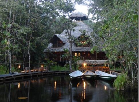 Sacha Lodge, located in the heart of Ecuadorian Rainforest
