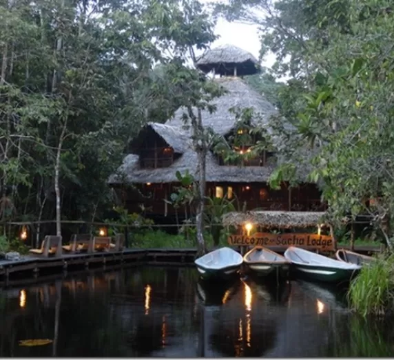 Sacha Lodge, located in the heart of Ecuadorian Rainforest