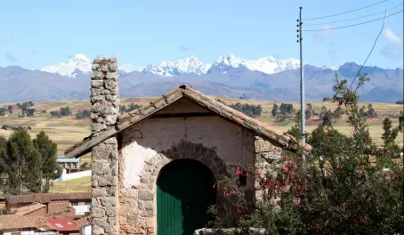View from the village of Chinochero