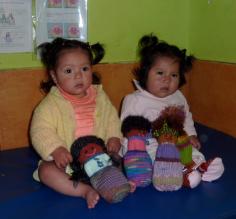babies with peace pals