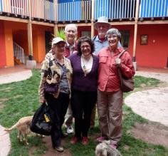 Mantay Shelter Director Raquel Garcia and our group
