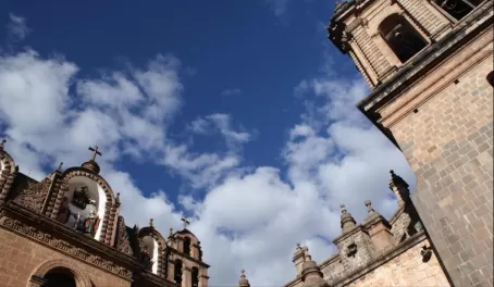 Cusco\'s La Catedral architecture 