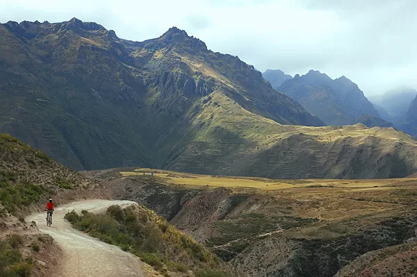 Biking through the incredible  Andes on a Peru multisport trip