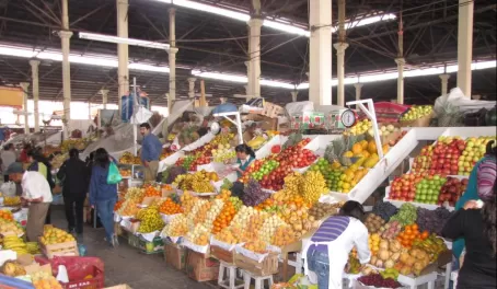 The local market in Cusco