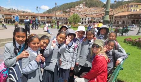Local children from Cusco