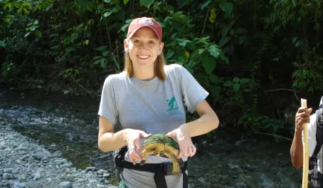 Found a turtle during a jungle trek in Costa Rica