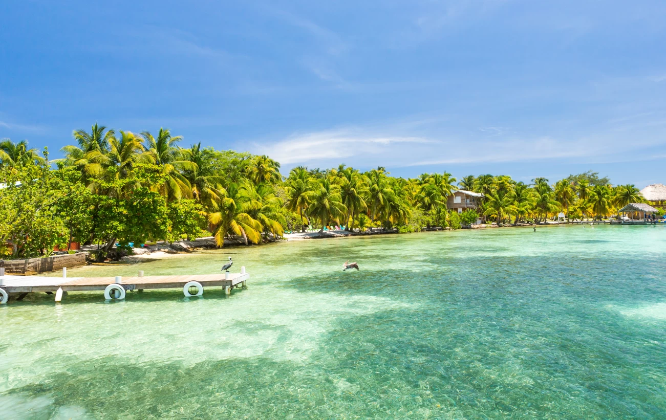 Paradise tropical in Belize Central America