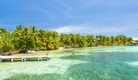 Paradise tropical in Belize Central America