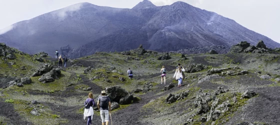 Pacaya volcano a tourist attraction