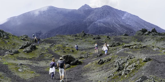 Pacaya volcano a tourist attraction