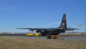 Hercules C-130 in Rio Gallegos, Argentina