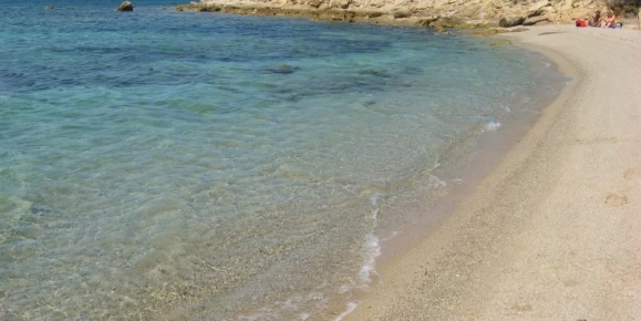 Sant'Amanza beach, Corsica, France