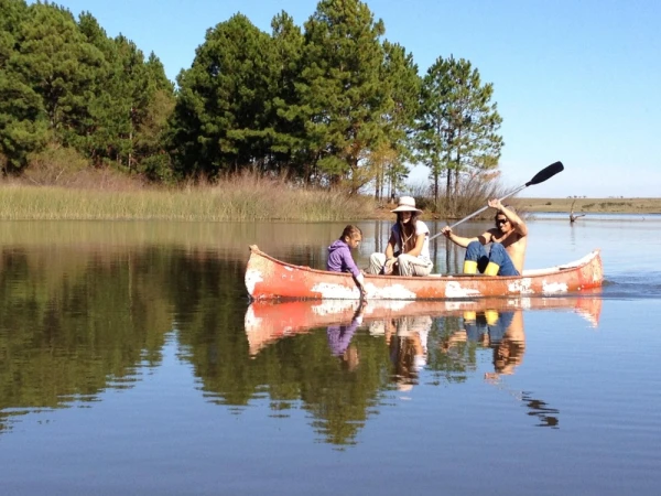 Kayaking at Estancia la Bendicion in Uruguay's Durazno Department