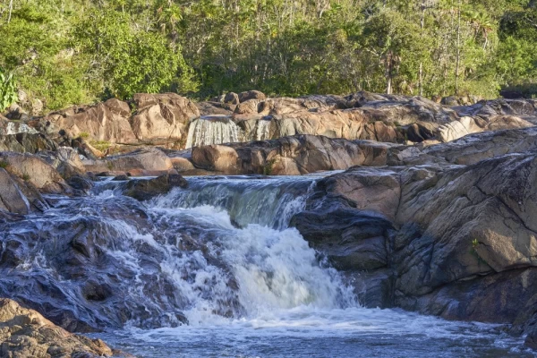Beautiful Rio On Pools Cascading Water in the Mountain Pine Ridge Forest Reserve in Belize