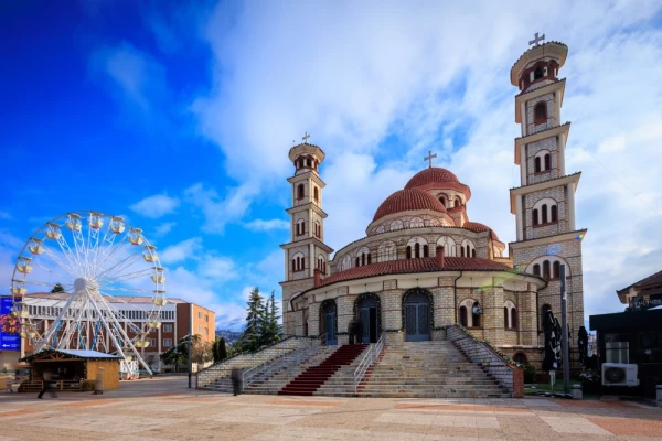 Orthodox church of Saint George in Korca, Albania