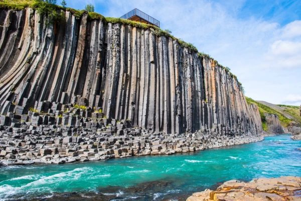 Studlagil canyon in Iceland