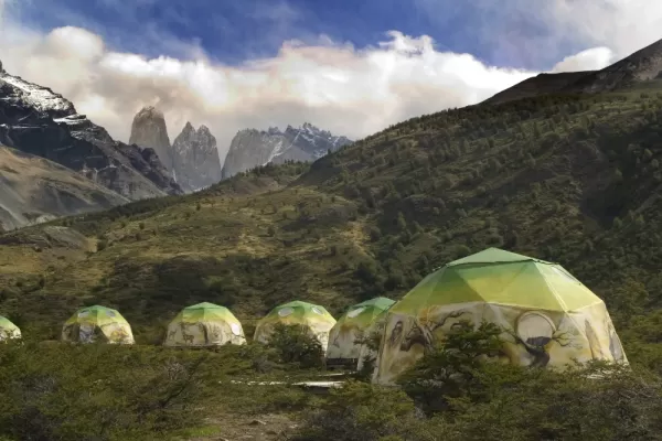 EcoCamp dome tents in Torres del Paine 