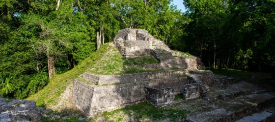 Pyramids in Yaxha National Park in Guatemala