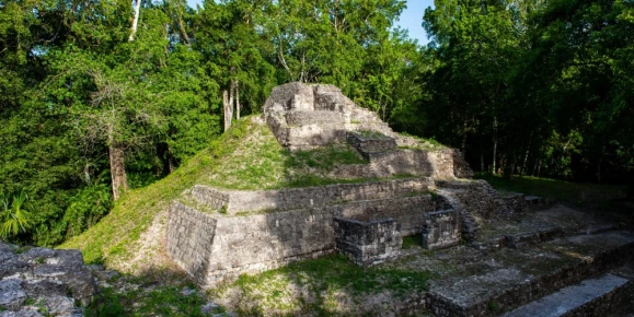 Pyramids in Yaxha National Park in Guatemala