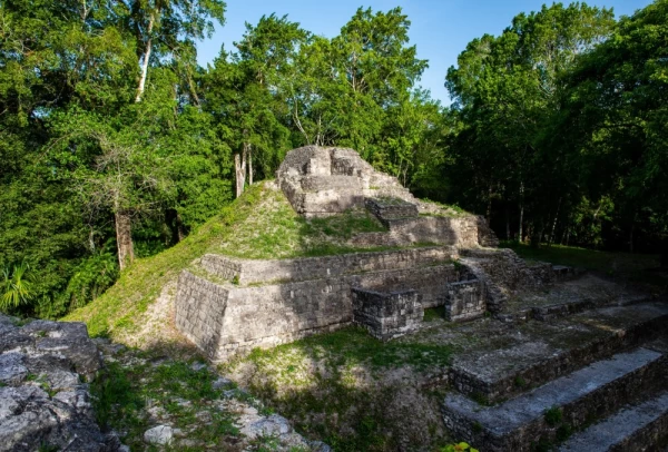 Pyramids in Yaxha National Park in Guatemala